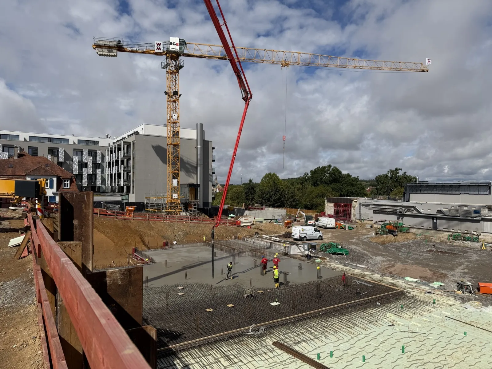 Es geht voran beim Neubau des Solehallenbades: Im August 2026 wird die Bodenplatte betoniert (Bild: Stadt Bad Rappenau)