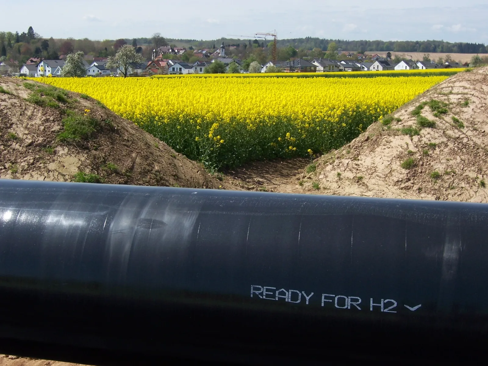 Bau der SEL auf Bad Rappenauer Gemarkung (Foto: Walter Geml)