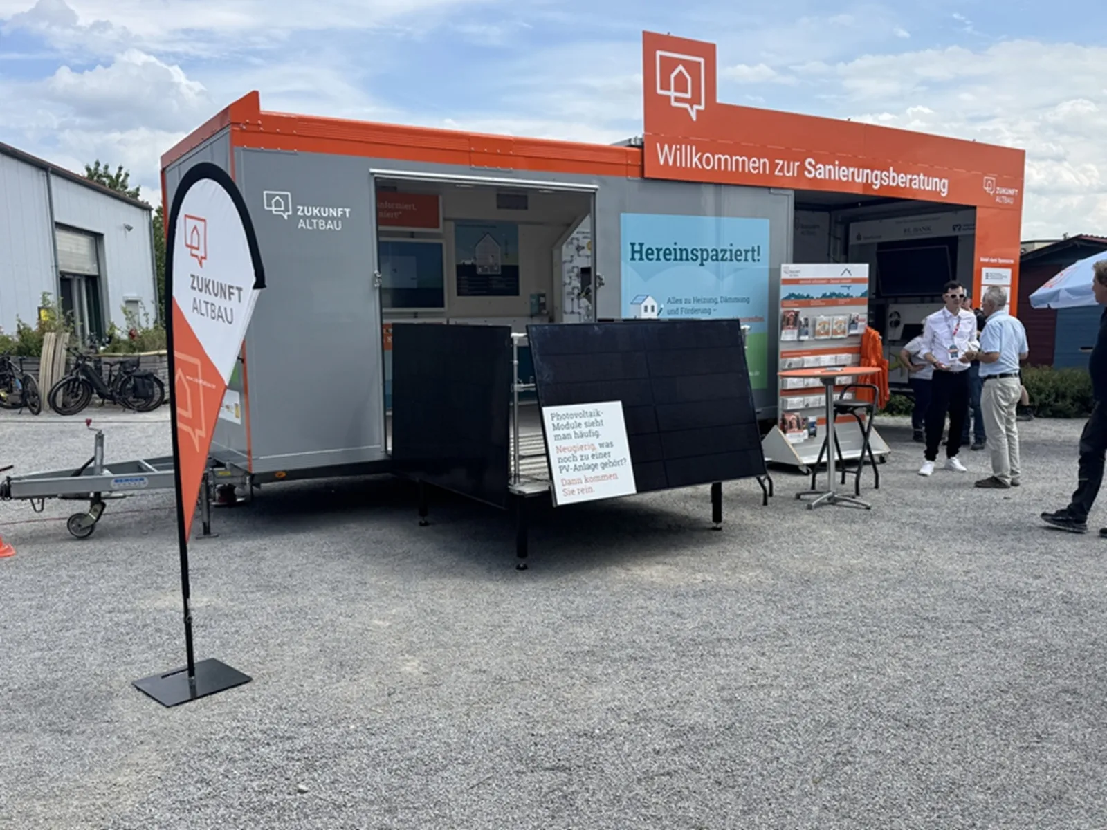 Das Sanierungsmobil Baden-Württemberg // Foto: Zukunft Altbau