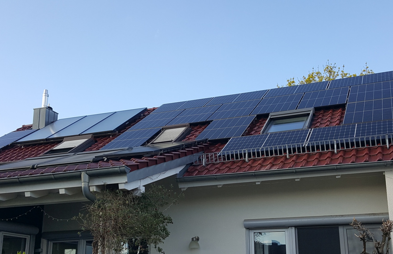 Photovoltaik-Aufdachanlage (Bild: Stadt Bad Rappenau)