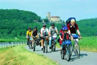 Salz Sole Radweg bei Heinsheim